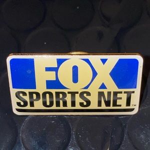 Fox Sports Net- vintage enamel lapel pin
